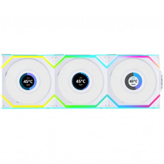 Вентилятор Lian Li Uni Fan SL Wireless LCD 120-3 Reverse White (G99.12RSLLCD1W3W.00)