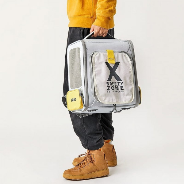Рюкзак-переноска Petkit Breezy xZone Pet Carrier Grey (P7703)