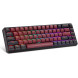 Клавіатура бездротова Motospeed Darmoshark K5 Gateron Red Red-Black (dmk5rbgr)